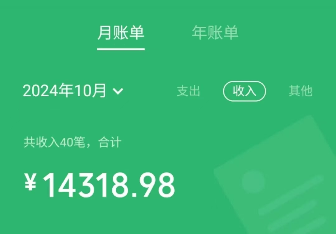 小红书盈利项目收入截图
