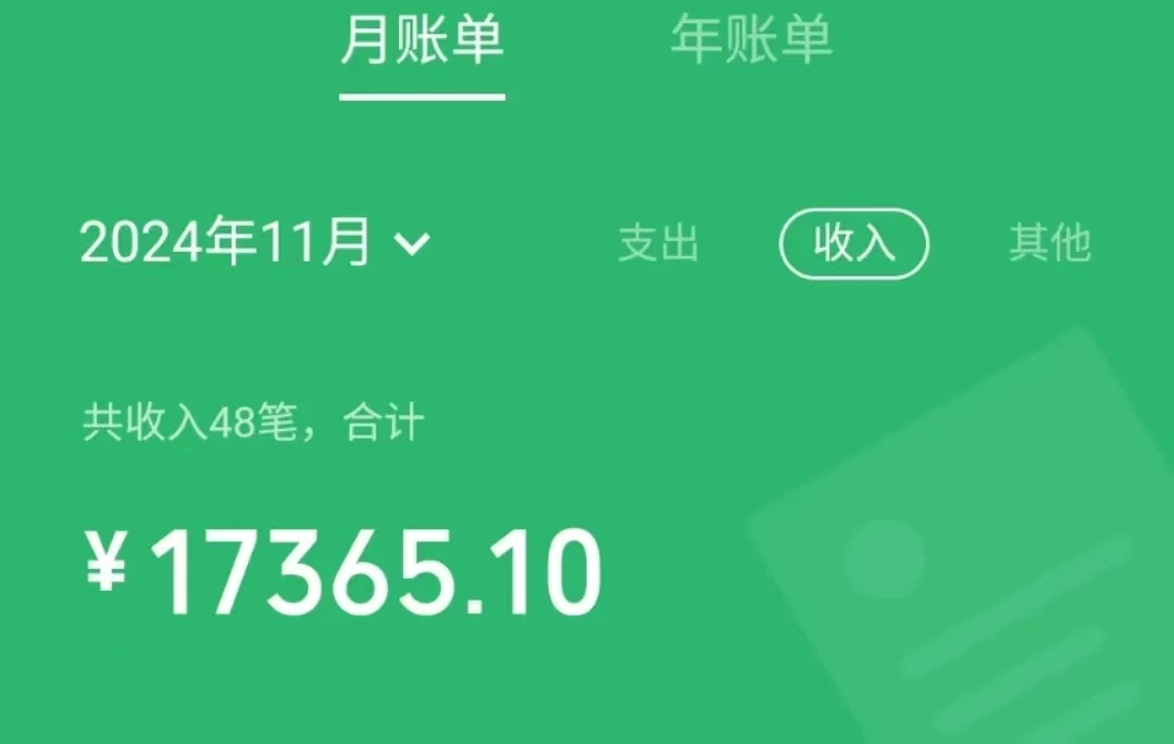 小红书盈利项目收入截图