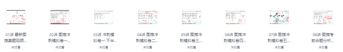 2025省考龙飞图推分析与实战模拟冲刺班课程截图