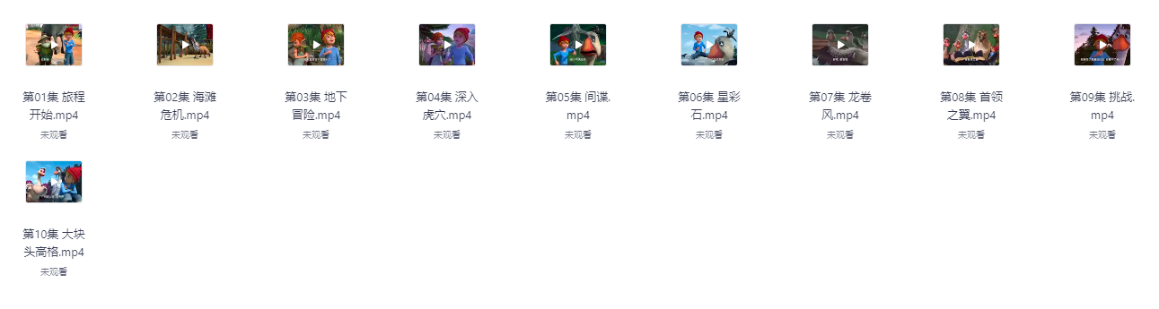 尼尔斯骑鹅旅行记动画截图