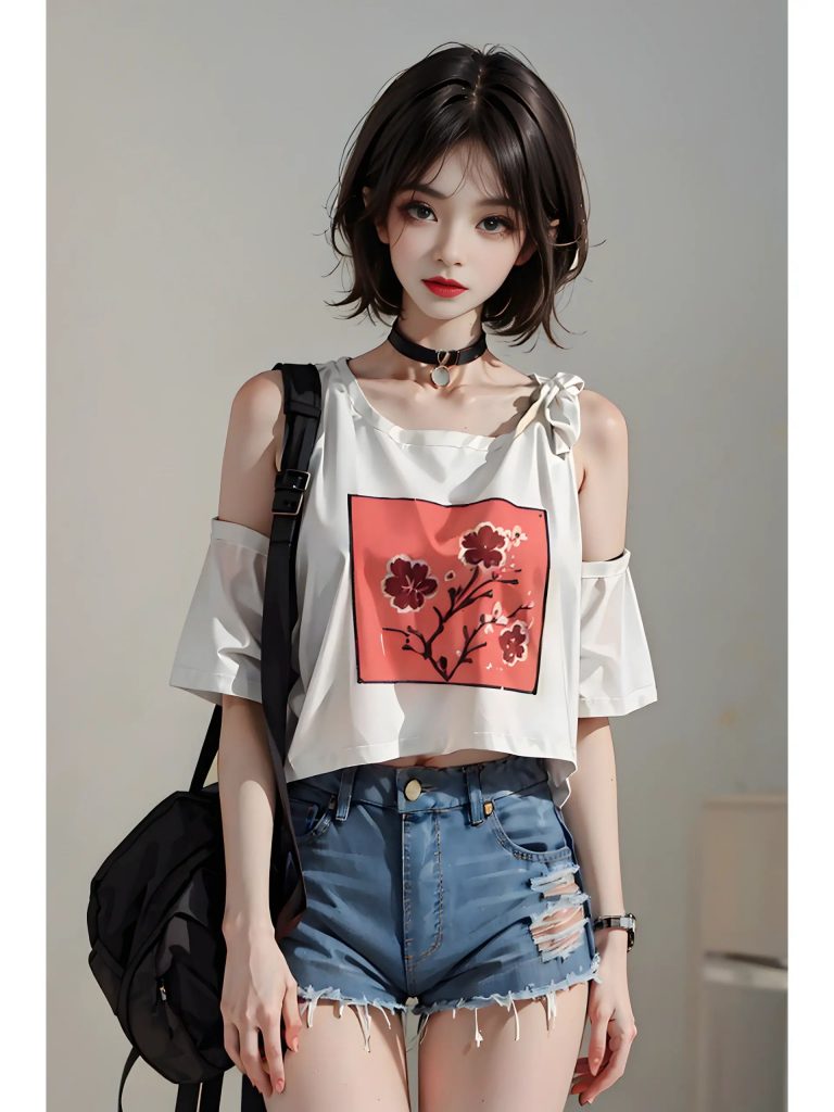 AI时装少女素材示例2 AI时装少女素材示例2