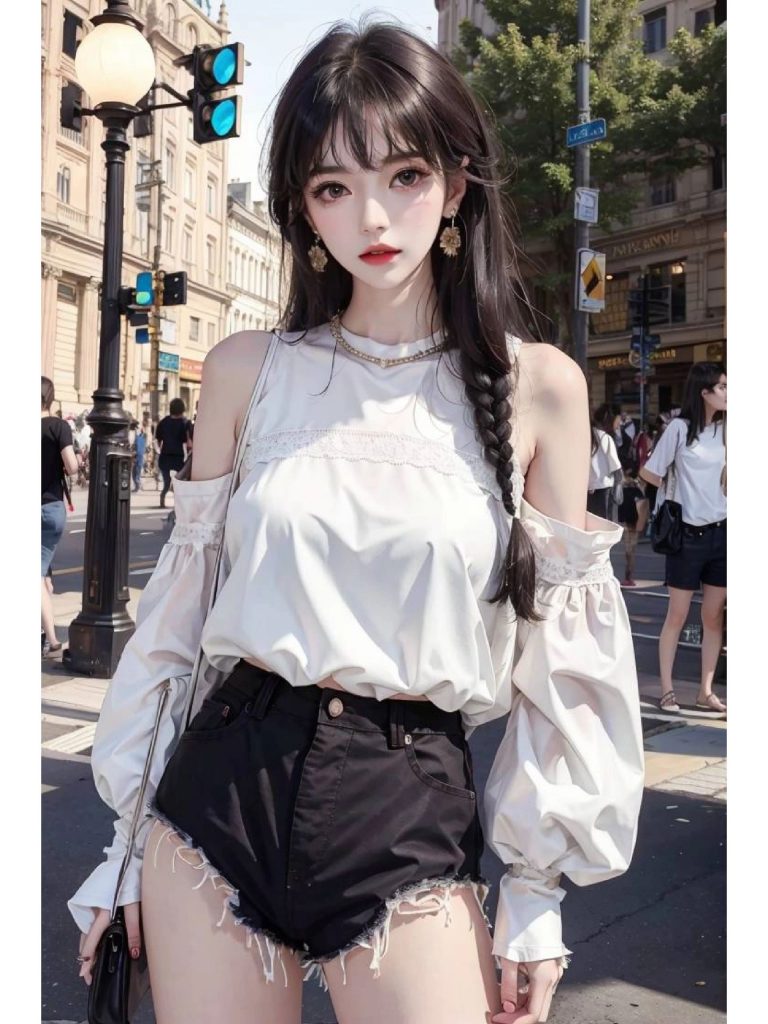 AI时装少女素材示例6 AI时装少女素材示例6