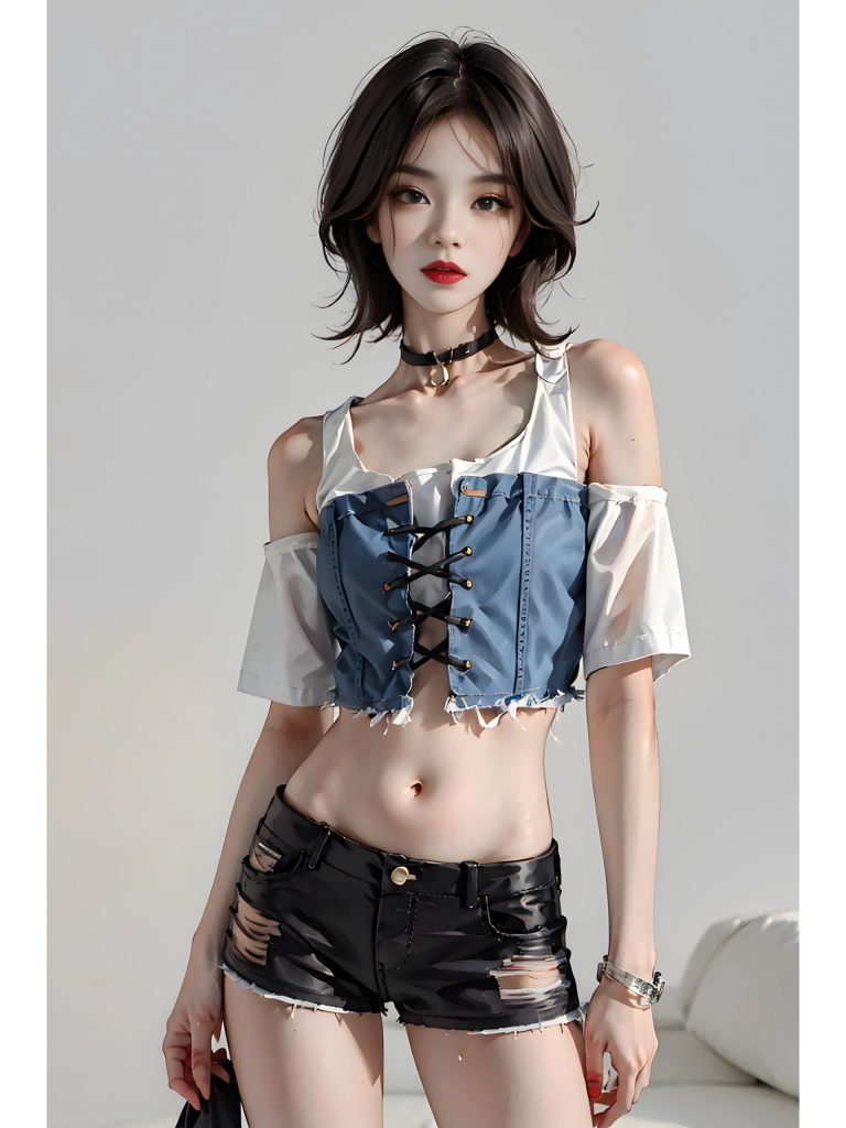 AI时装少女素材示例1 AI时装少女素材示例1
