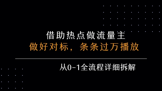 借力热点公众号流量主教程截图