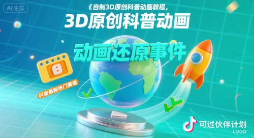 自制3D原创科普动画教程