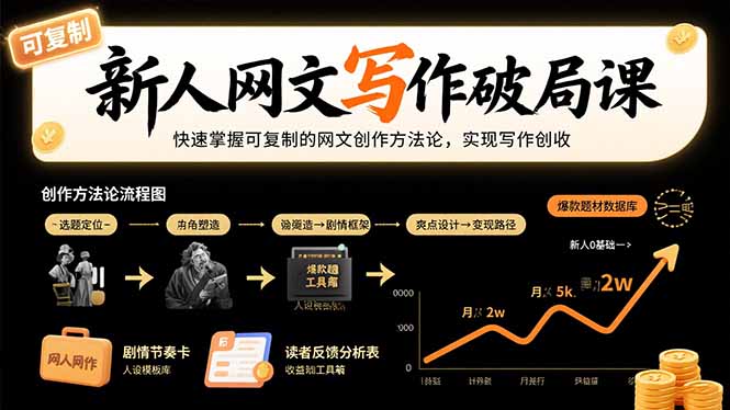 网文写作课程介绍