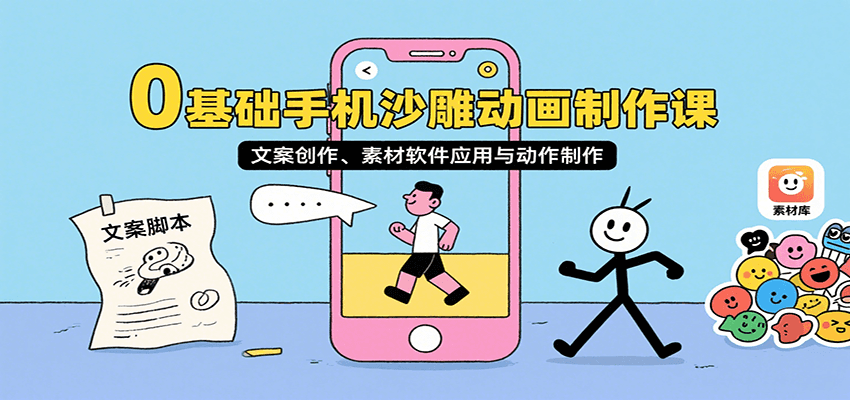 手机沙雕动画制作课程