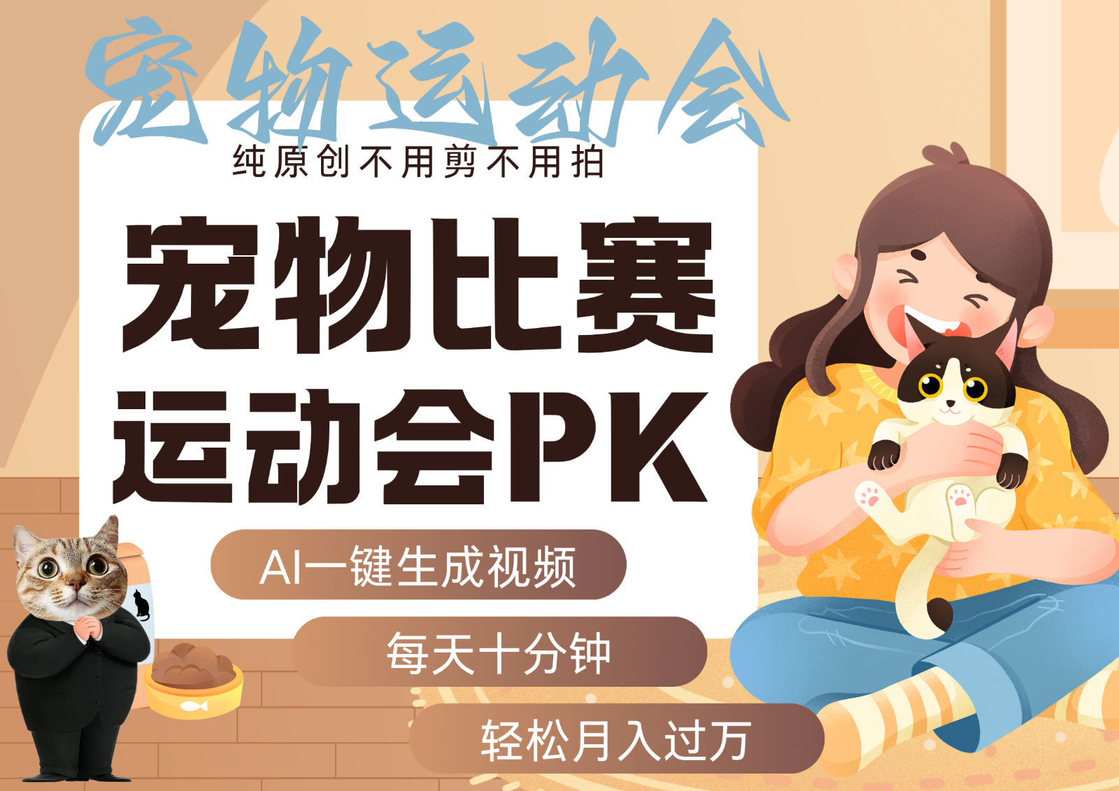 AI萌宠运动员竞技视频教程 AI萌宠运动员竞技视频教程
