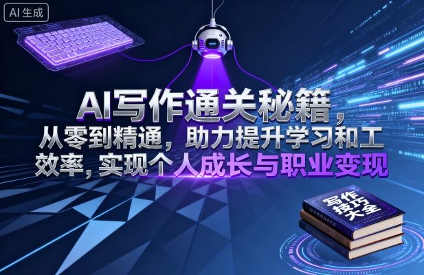 AI写作从零到精通教程:提升学习效率与个人成长 AI写作从零到精通教程:提升学习效率与个人成长