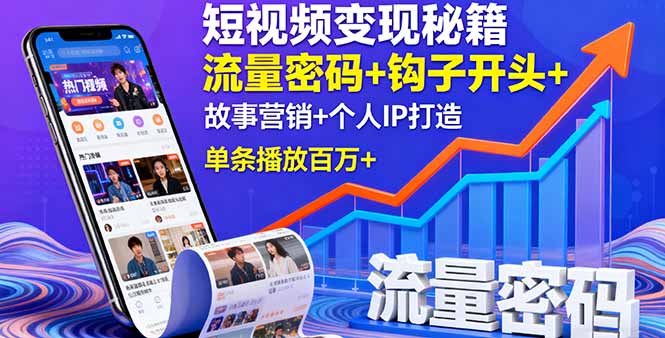 短视频变现教程封面 短视频变现教程封面