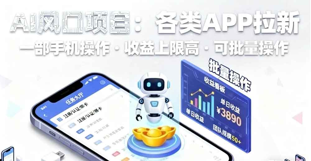 AI APP拉新项目示意图