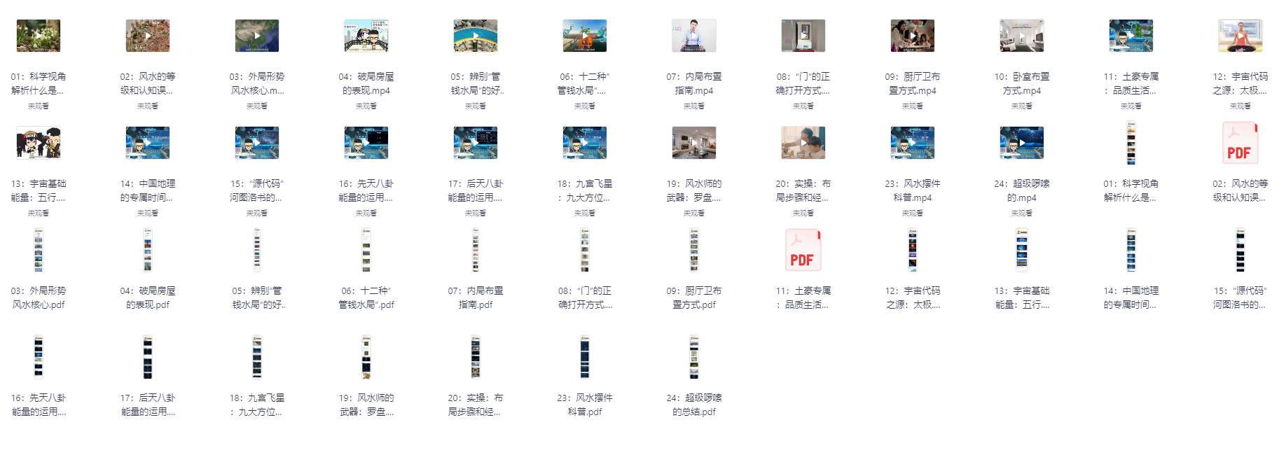禽暴科长实用家居风水课程封面