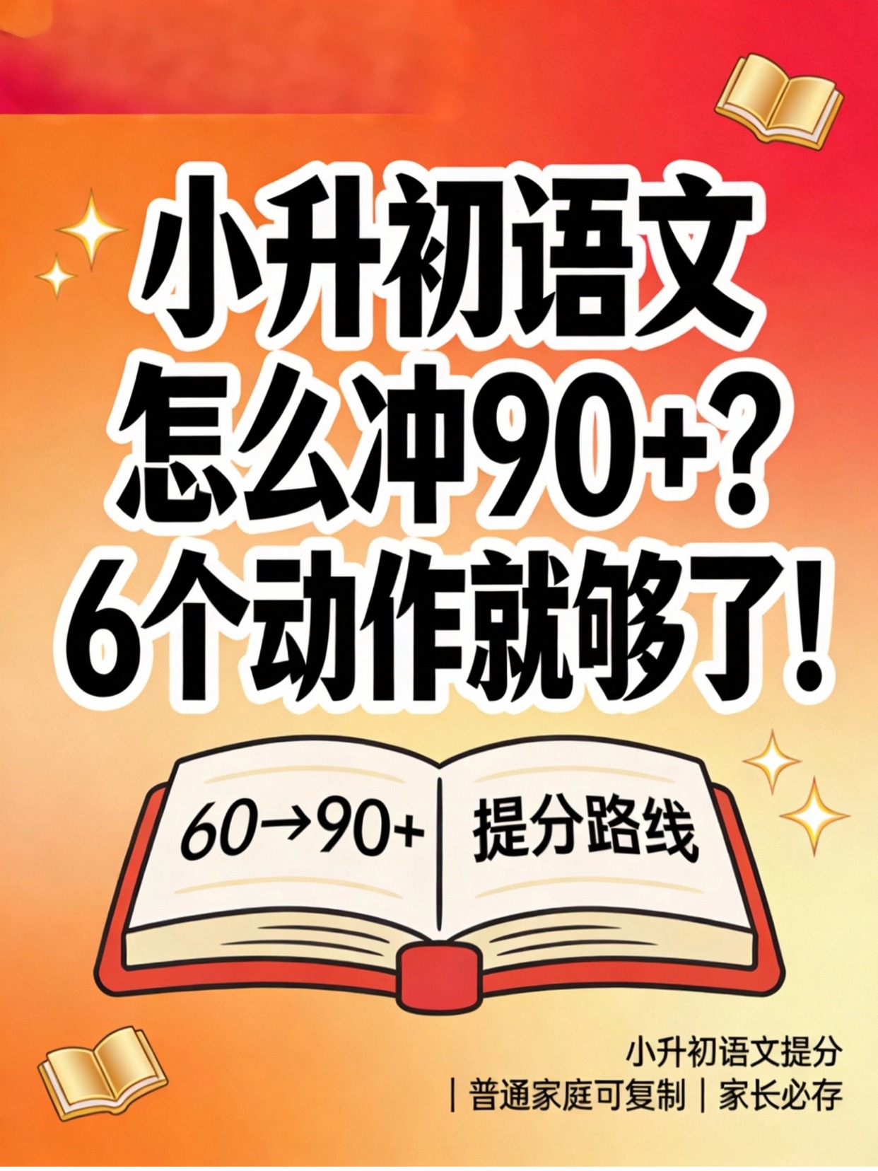 小升初语文提分方案图 小升初语文提分方案图