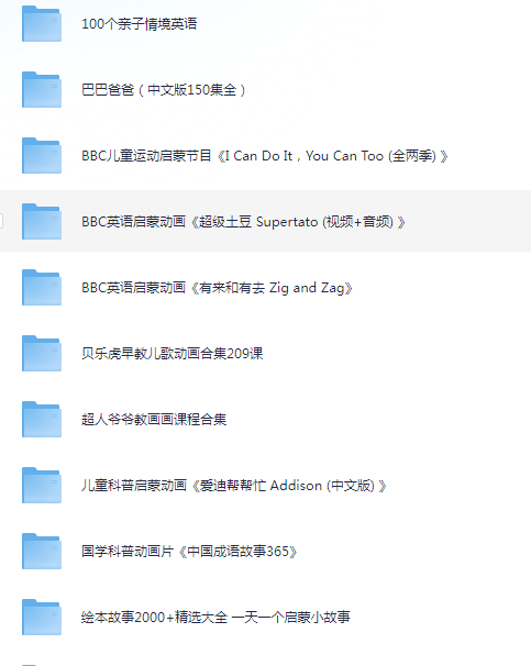 幼儿启蒙知识合集 幼儿启蒙知识合集