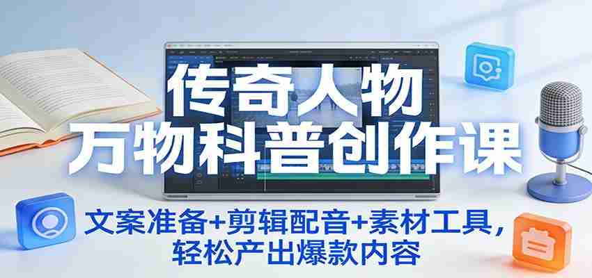 传奇人物科普创作课程封面
