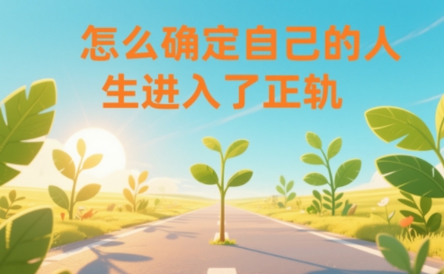 人生进入正轨的判断原则 人生进入正轨的判断原则
