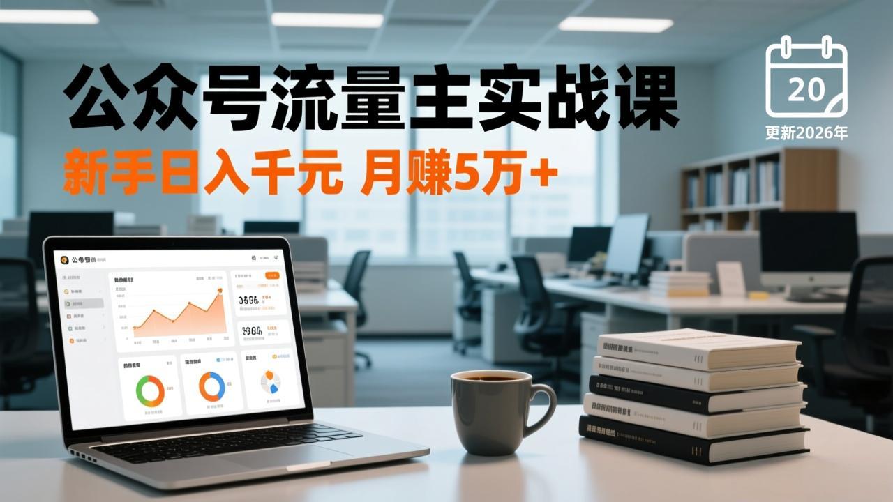 公众号流量主实战课 公众号流量主实战课