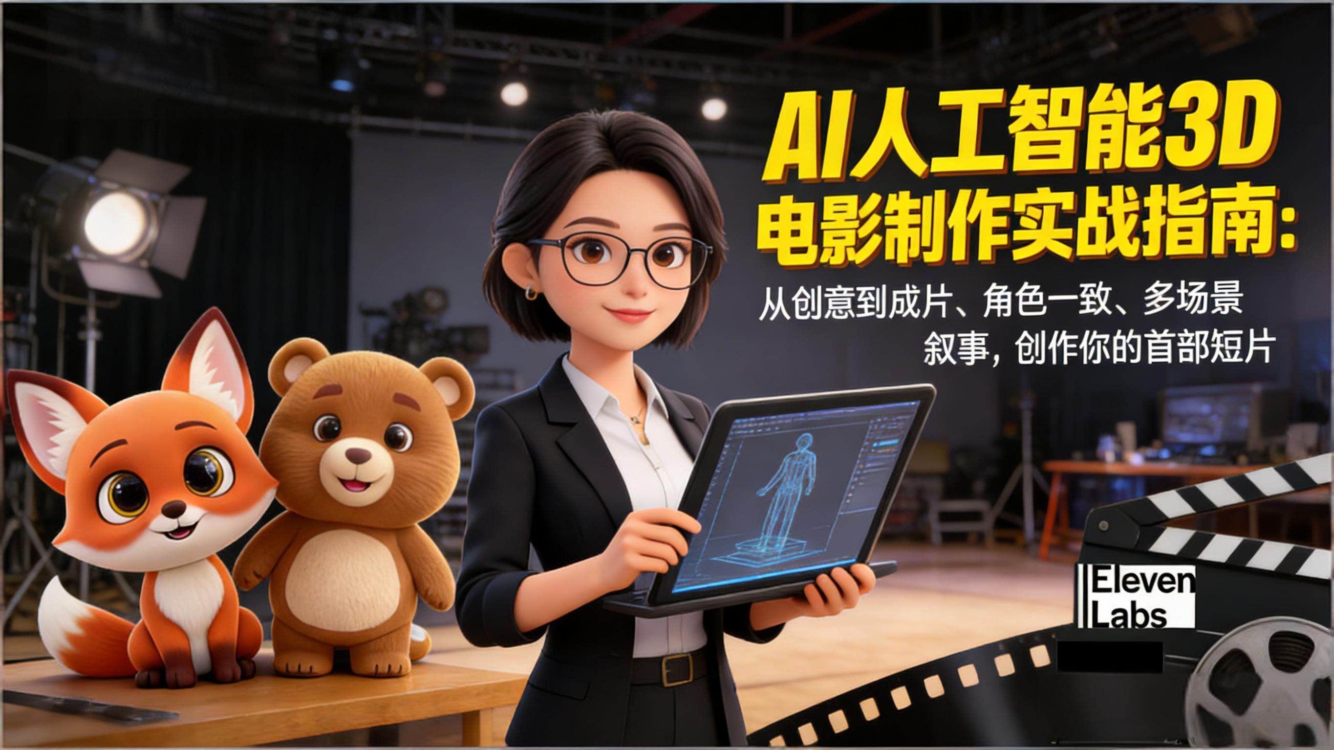 AI人工智能3D电影制作实战指南 AI人工智能3D电影制作实战指南