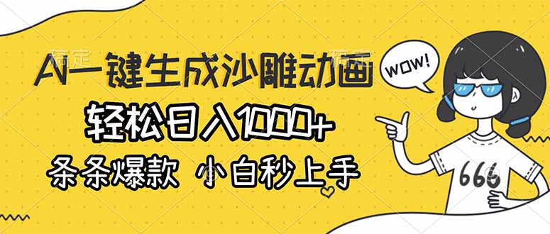 AI沙雕动画生成教程