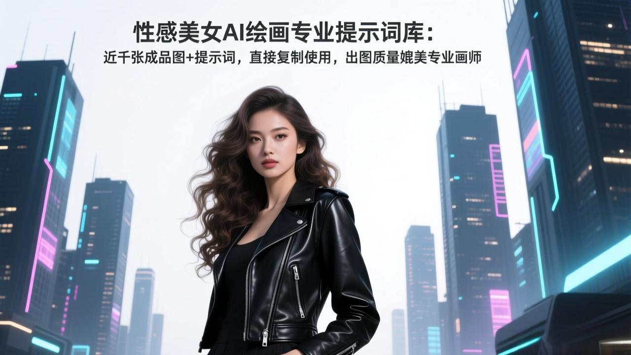 性感美女AI绘画提示词库示例图 性感美女AI绘画提示词库示例图
