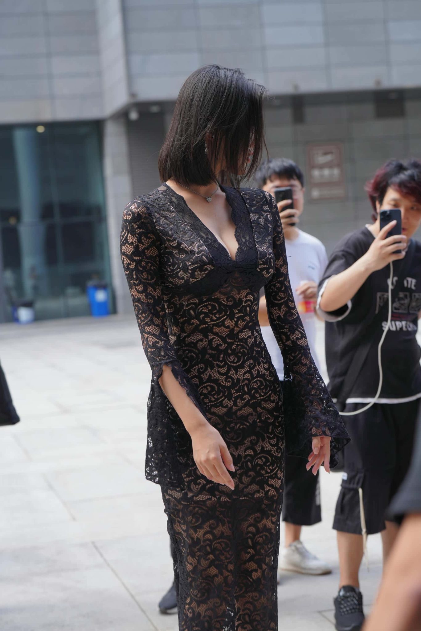 黑色透明长裙写真合集高清优雅风格摄影资源