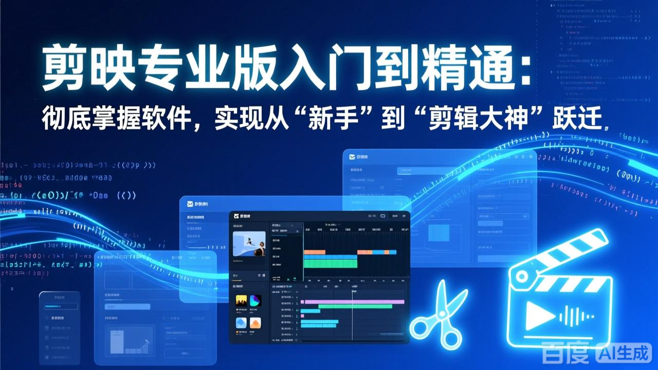 剪映专业版入门到精通教程 剪映专业版入门到精通教程
