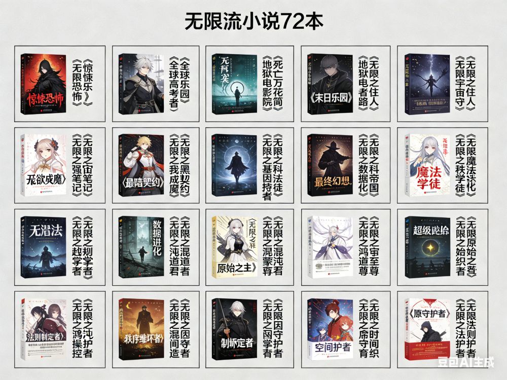 无限流小说72本总计131.9MB资源 无限流小说72本总计131.9MB资源