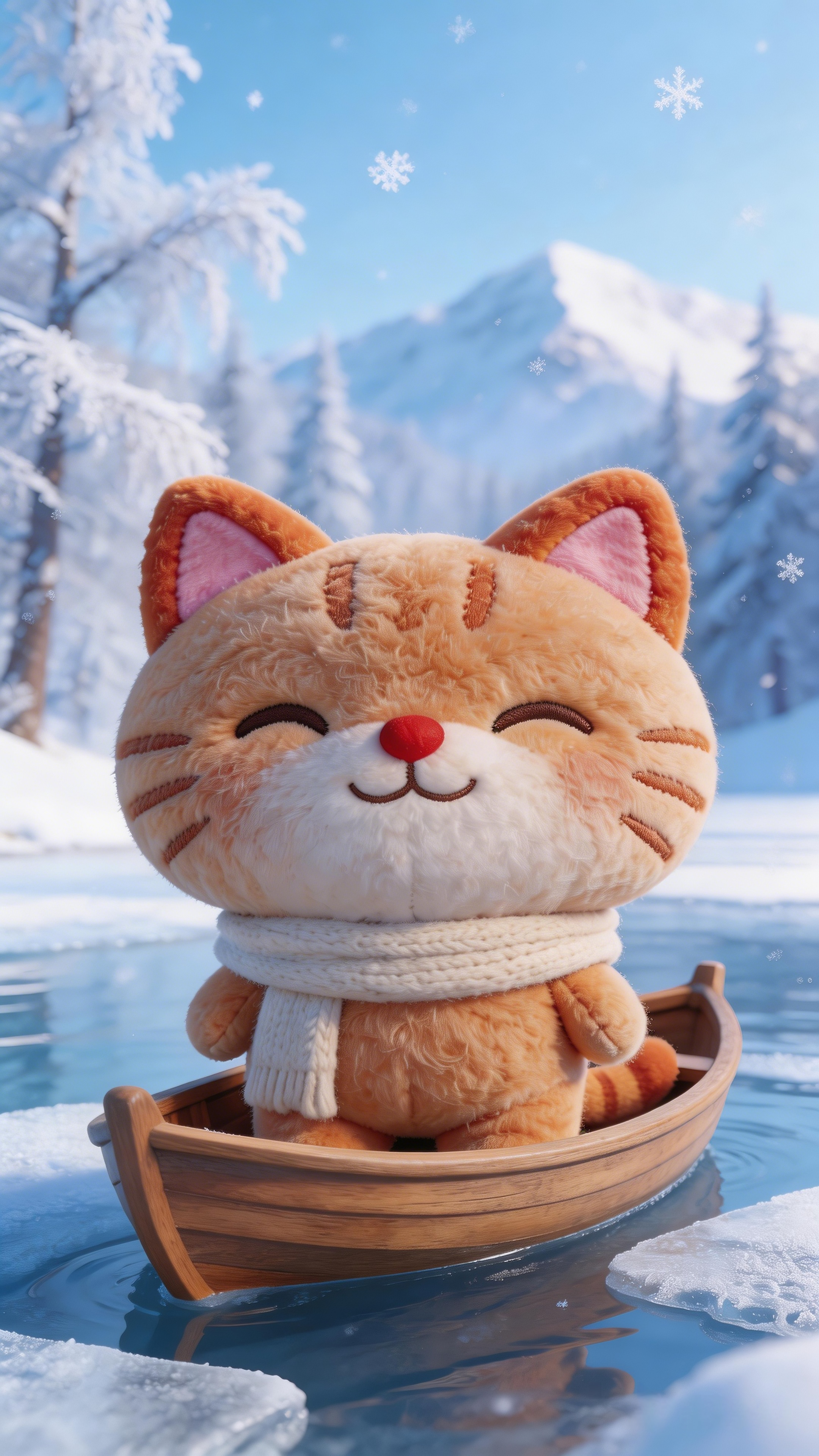 软fufu橘猫耳壁纸 软fufu橘猫耳壁纸