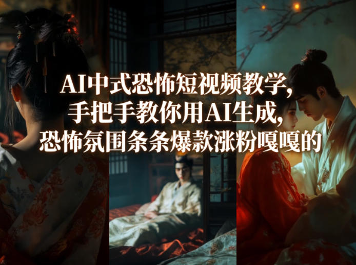 AI中式恐怖短视频制作