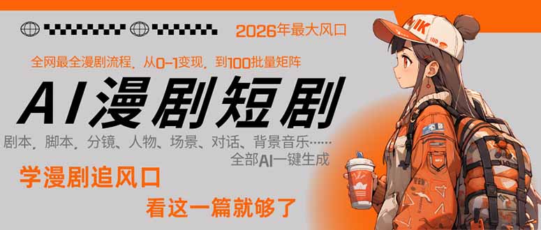 AI漫剧短剧制作教程 AI漫剧短剧制作教程