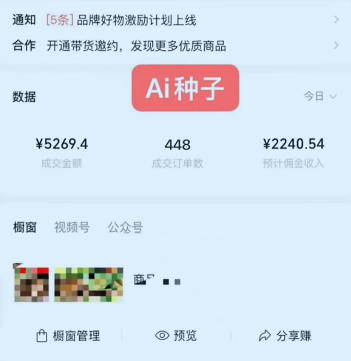 视频号AI种子带货教程
