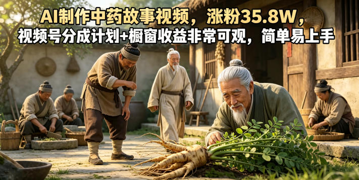 AI制作中药故事视频 AI制作中药故事视频
