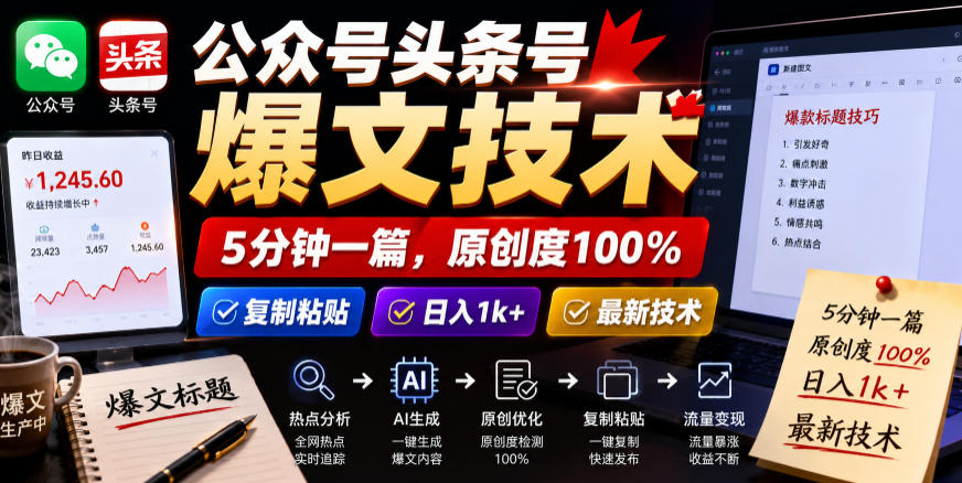 公众号爆文技术教程