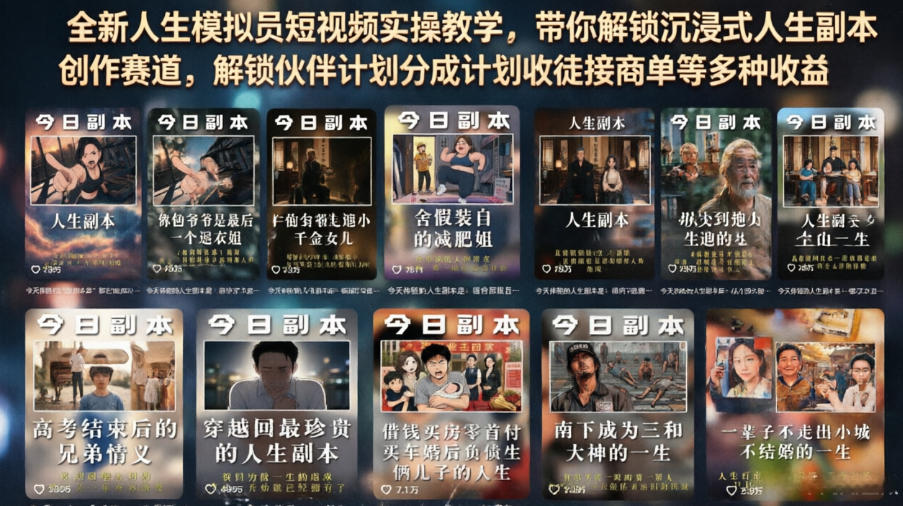 人生观察员短视频实操课